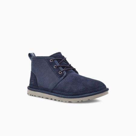 UGG Neumel Corduroy Dark Blue Boots for Men (RLNV92064)